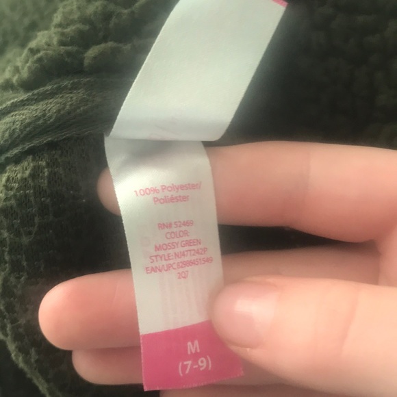 Green warm lounging sweatshirt - Picture 5 of 5